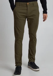 BLEND Hose 'Natan' Khaki/Dunkelgrün