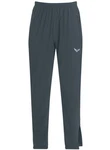 Trigema Jerseyhose Freizeithose mit Bein-Reißverschluss grau