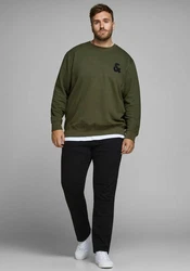 JACK & JONES Herren JJITIM JJORIGINAL AM Jeans Dunkelgrün/Khaki/Grün