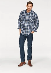 Pioneer Authentic Jeans Straight-Jeans RON Regular Fit Dunkelblau/Blau/Hellblau