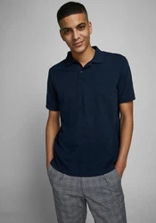 JACK & JONES Poloshirt Dunkelblau