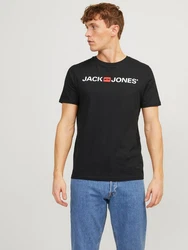 JACK & JONES Rundhalsshirt JJECORP LOGO TEE SS CREW NECK 3PKMP NOOS Dunkelblau/Weiß/Schwarz/Hellblau