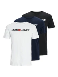 Rundhalsshirt JJECORP LOGO TEE SS CREW NECK 3PKMP NOOS (Packung, 3-tlg., 3er-Pack) 3er Packung