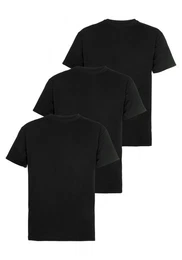 T-Shirt (Packung, 3-tlg) mit Rundhalsausschnitt