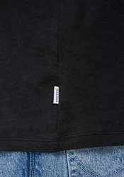 Jack & Jones Rundhalsshirt JJEORGANIC BASIC TEE SS O-NECK Schwarz/Dunkelgrün