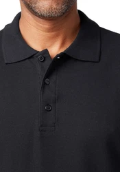 Fruit of the Loom Poloshirt Piqué Schwarz/Dunkelblau/Dunkelgrau