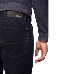 Pioneer Authentic Jeans Straight-Jeans RON Regular Fit Dunkelblau/Braun
