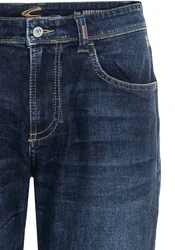 camel active 5-Pocket Jeans Woodstock Denim Dunkelblau/Blau/Hellblau