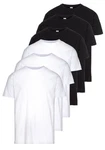 Fruit of the Loom T-Shirt mit Rundhalsausschnitt Weiß/Schwarz/Dunkelblau