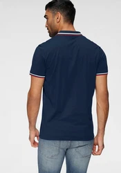 Jack & Jones Poloshirt JJEPAULOS POLO SS NOOS Dunkelblau
