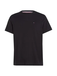 T-Shirt TJM ESSENTIAL SOLID TEE Regular Fit mit Rundhalsausschnitt und dezenter Logo-Flag