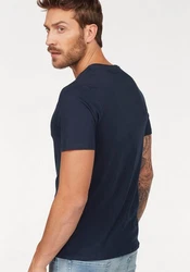 Jack & Jones T-Shirt LOGO TEE CREW NECK Dunkelblau/Schwarz