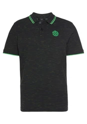 H.I.S Poloshirt kurzärmelig schmal geschnitten mit Polokragen Dunkelgrün/Grün/Schwarz