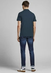 Jack & Jones Poloshirt JJEPAULOS POLO SS NOOS Dunkelblau/Blau/Hellblau