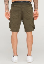 behype Shorts STANLAY Dunkelgrün/Khaki
