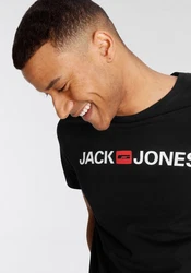 Jack & Jones T-Shirt LOGO TEE CREW NECK Schwarz