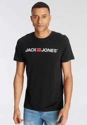 Jack & Jones T-Shirt LOGO TEE CREW NECK Schwarz