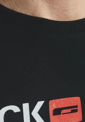 Jack & Jones T-Shirt LOGO TEE CREW NECK Schwarz