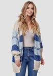 Decay Strickjacke Blau/Pastell/Dunkelblau/Hellblau