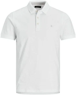 Jack & Jones Poloshirt JJEPAULOS POLO SS NOOS Weiß (3613)
