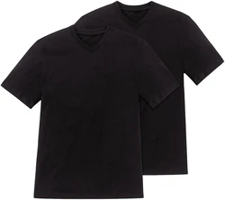 Schiesser V-Shirt Essentials V-Ausschnitt (2er-Pack) 