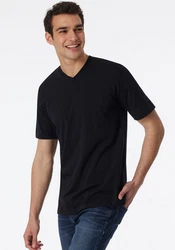 Schiesser V-Shirt Essentials V-Ausschnitt (2er-Pack) 
