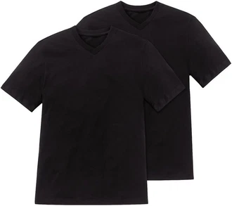 Schiesser V-Shirt Essentials V-Ausschnitt (2er-Pack) Schiesser V-Shirt Essentials V-Ausschnitt (2er-Pack)