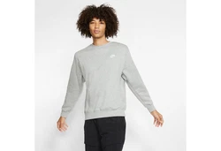 Nike Sportswear Sweatshirt CLUB FLEECE CREW Grau/Hellgrau