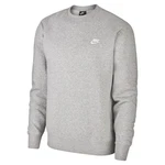 Nike Sportswear Sweatshirt CLUB FLEECE CREW Grau/Hellgrau