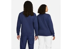 Nike Sportswear Sweatshirt CLUB FLEECE CREW Dunkelblau/Blau