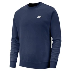 Nike Sportswear Sweatshirt CLUB FLEECE CREW Dunkelblau/Blau
