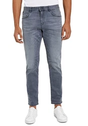 TOM TAILOR Slim-fit Jeans Schwarz/Orange/Grün