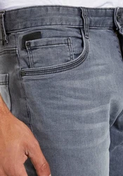 TOM TAILOR Slim-fit Jeans Schwarz/Orange/Grün