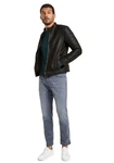 TOM TAILOR Slim-fit Jeans Schwarz/Orange/Grün