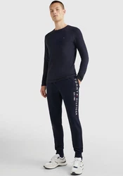 TOMMY HILFIGER Shirt STRETCH SLIM FIT LONG SLEEVE blau