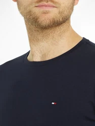 TOMMY HILFIGER Shirt STRETCH SLIM FIT LONG SLEEVE blau