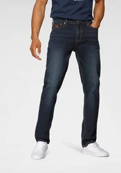 Bruno Banani Straight-Jeans Hutch Dunkelblau/Hellblau/Blau