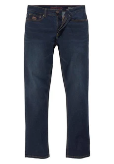Bruno Banani Straight-Jeans Hutch Dunkelblau/Hellblau/Blau