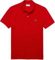 Lacoste Poloshirt mit Polokragen Rot
