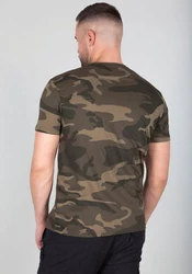 ALPHA INDUSTRIES T-Shirt hellbraun/khaki/oliv/weiß