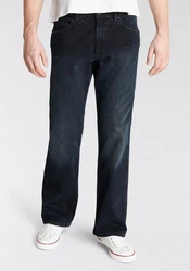 Wrangler Bootcut Jeans Jacksville Dunkelblau/Blau/Hellblau