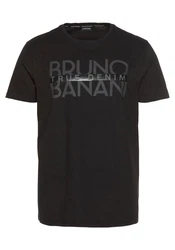 Bruno Banani T-Shirt kurzarm schmal geschnitten Dunkelbraun/Grau/Schwarz/Dunkelgrün