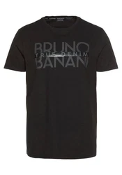 Bruno Banani T-Shirt kurzarm schmal geschnitten Dunkelbraun/Grau/Schwarz/Dunkelgrün