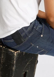 Replay Slim-fit Jeans ANBASS HYPERFLEX BIO Dunkelblau/Hellblau