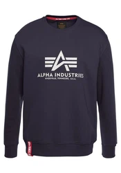 Alpha Industries Sweatshirt Basic Sweater marine/rot/weiß