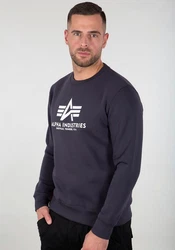 Alpha Industries Sweatshirt Basic Sweater marine/rot/weiß