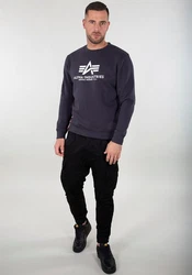 Alpha Industries Sweatshirt Basic Sweater marine/rot/weiß