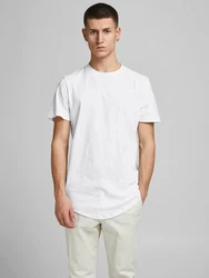 Jack & Jones T-Shirt JJENOA 3er Pack Weiß/Grau/Schwarz/Dunkelblau/Beige