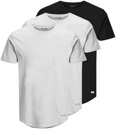 Rundhalsshirt JJENOA TEE SS CREW NECK 3PK MP NOOS (Packung, 3-tlg., 3er-Pack)