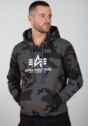 Alpha Industries Kapuzenpullover Basic Hoodie Herren braun / grau / schwarz / wei